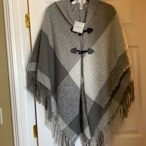 Mixit kimono/poncho/cape New with tags.  This listing is for the gray